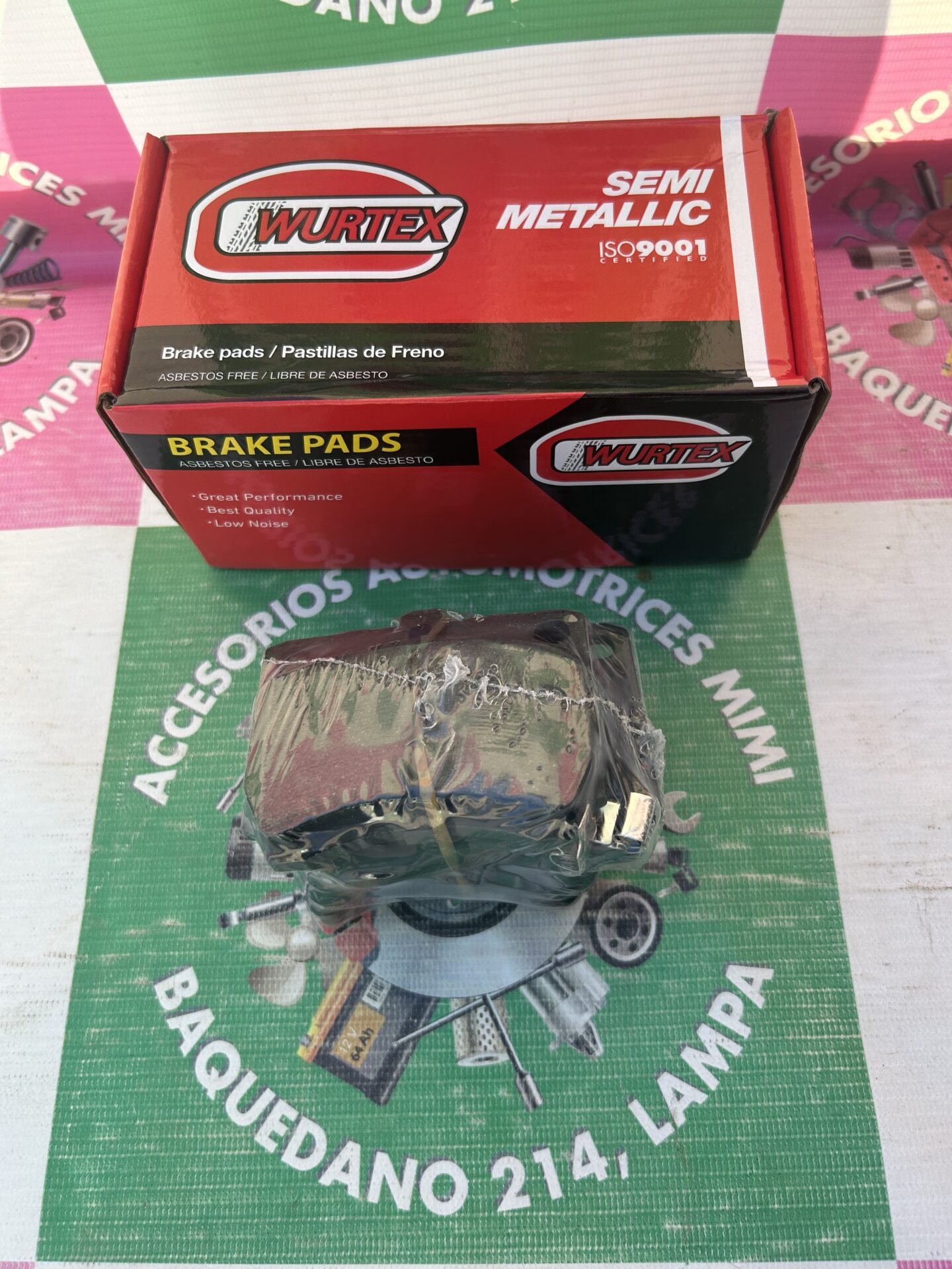 PASTILLAS DE FRENO FORD FESTIVA 1.3 1991-1992, KIA POP 1.1 1995/2001 KIA PRIDE 1.1 1994/1999 KIA PRIDE 1.3 1993/2001 (12)