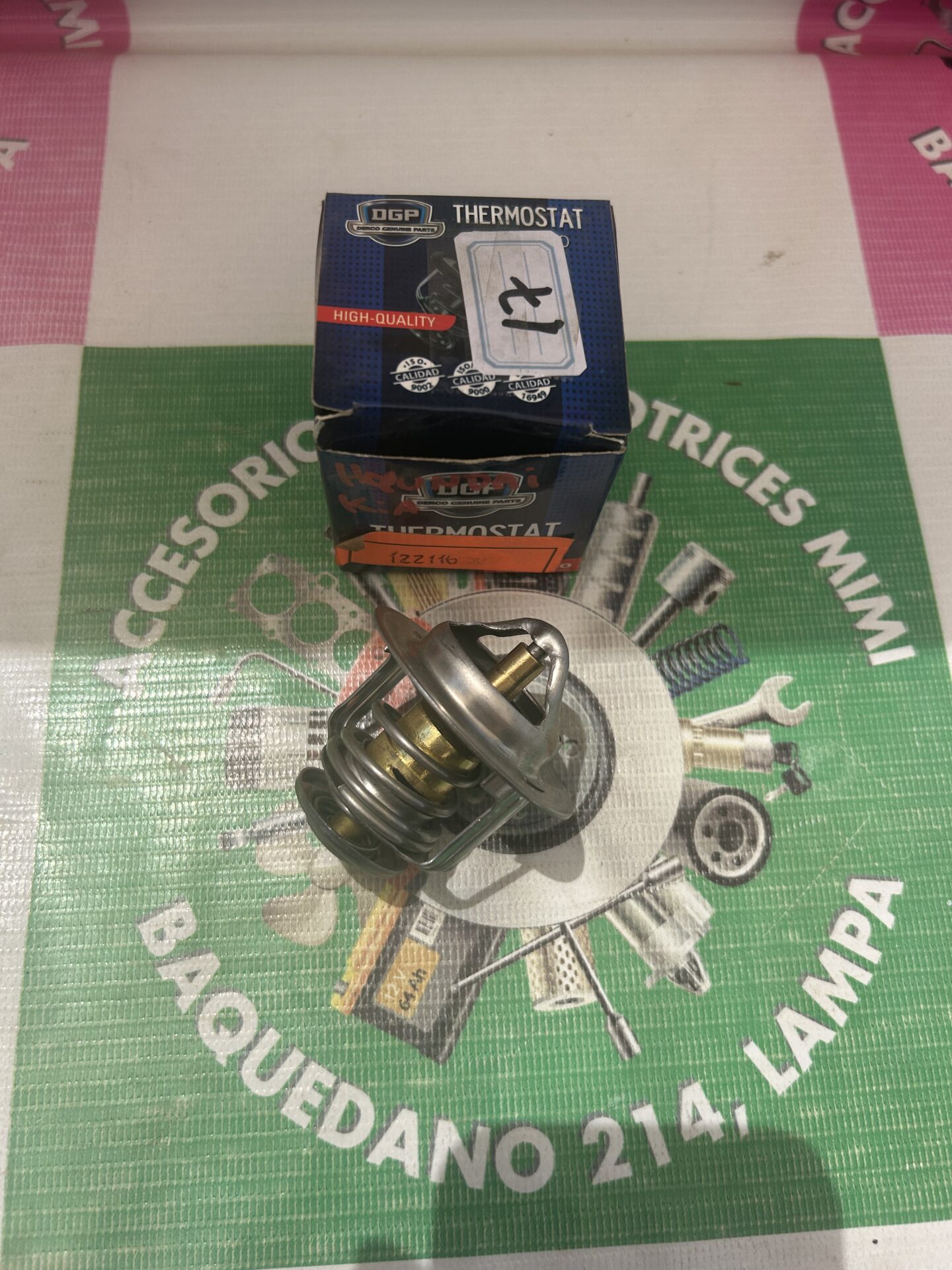 TERMOSTATO HYUNDAI ACCENT PRIME 2000/2006, ELANTRA 2004/2010, MATRIX 2003/2005, SANTA FE 2000/2009, TRAJET 2003/2006, TUCSON 2003/2010, KIA MOTORS CARENS 2000/2011 (17)