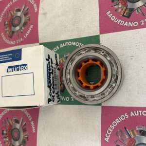 RODAMIENTO DELANTERO NISSAN ALMERA 1.6 1996/1997, SENTRA II 1.6 1995/2002, V16 1.4 1990/1992, V16 1991/2011, TOYOTA CARINA 2.0 1987/1992, CELICA 2.0 1993/1999, TOYOTA COROLLA 1.8 1.6 1984/1997, CORONA 2.0 1993/1997, TOYOTA RAV4 2.0 1997/2000(MARCA WURTEX)